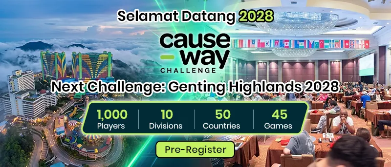 Next Causeway Challenge is in 2028 in Kuala Lumpur.
